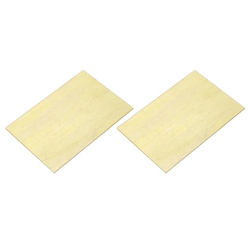 2 Pcs Stained Glass Sheet Mosaic Tile 7.9 Inch x 5.9 Inch Khaki Stained Glass Sheets for Crafts DIY Art Project
