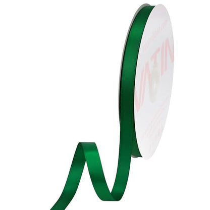 Green Satin Ribbon 3 (150 Foot)