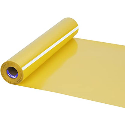HTV Iron on Vinyl 12Inch by 12ft Roll HTV Heat Transfer Vinyl for T