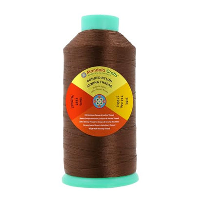 Size 46 210D T45 Russet Brown Bonded Nylon Thread