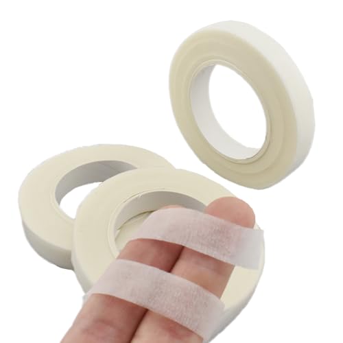 White 3Rolls 0.5Inch Wide Floral Tape