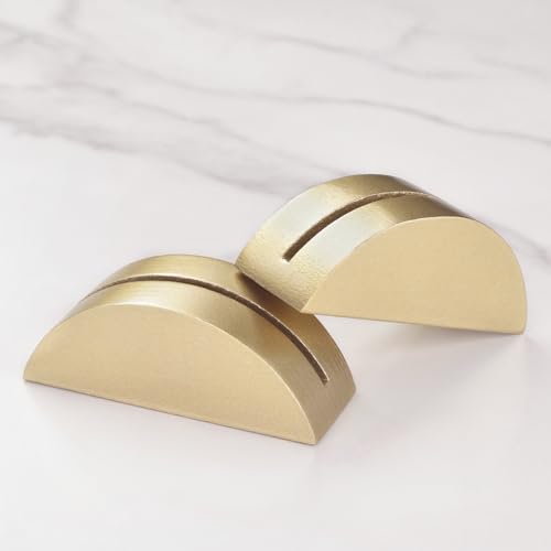 10 Pack 3.3" Arch Gold Wood Stand with 1 (10 Count)