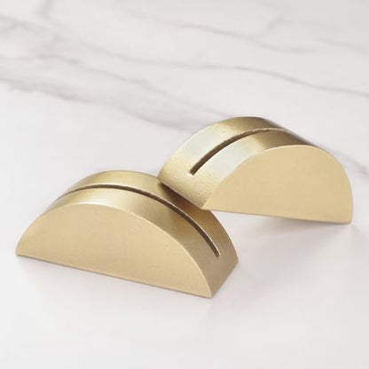 10 Pack 3.3" Arch Gold Wood Stand with 1 (10 Count)