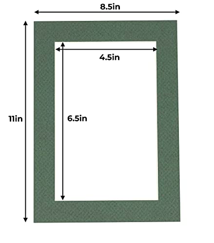 5x7 Mat for 8.5x11 Frame (25 Count)