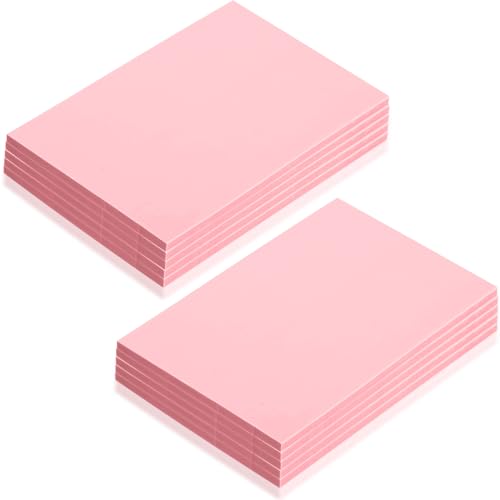10 Pcs 4" x6“ Pink Rubber Art Soft Linoleum Carving Block (10 Count)