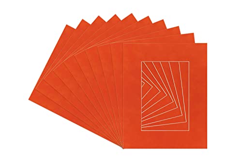 Pack of 25 Acid Free 8x10 Mats Bevel Cut for 5x8 Photos (25 Count)