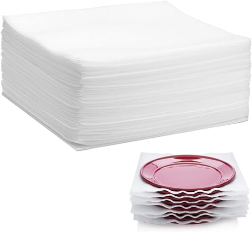 100 Pack Foam Wrap Sheets for Packing Storage Shipping Moving Supplies (100 Count)