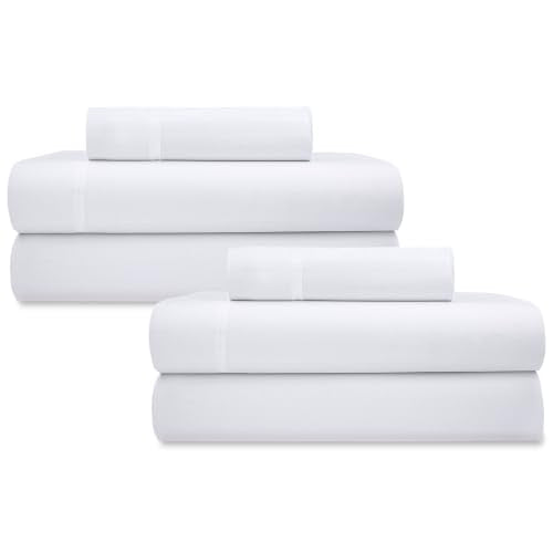 2 Pack 100% Organic Cotton Twin XL Sheet Sets (2 Count)