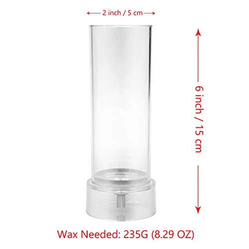 2PCS Pillar Candle Mold