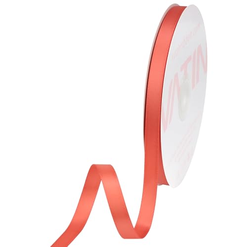 Coral Satin Ribbon 3 (150 Foot)