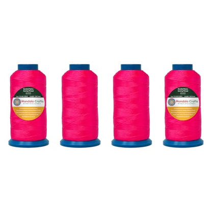 Size 69 210D T70 Hot Pink Combo Bonded Nylon Thread 6000 YDs (18000 Foot)