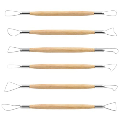 6pcs Double Sided Clay Sculpting Tools