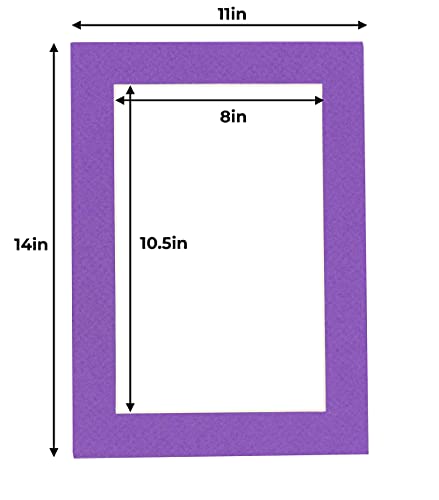 11x14 Mat for 8.5x11 Photo (100 Count)
