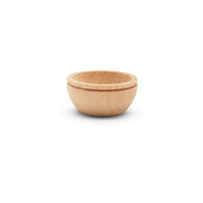 Wood Miniature Bowl (25 Count)