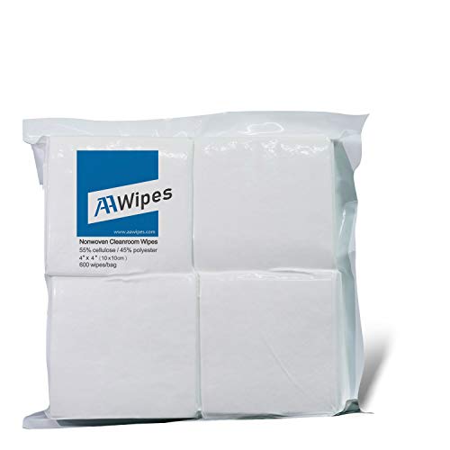 Cleanroom Wipes Lint Free Wipes 4" x 4" Cellulose