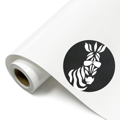 White Heat Transfer Vinyl HTV Rolls