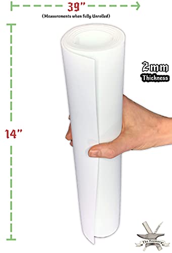 White EVA Foam Sheet (3 Sq Ft)