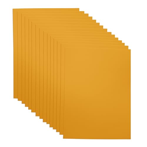 Mustard EVA Foam Sheets for Crafts (15 Count)