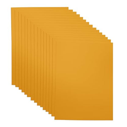 Mustard EVA Foam Sheets for Crafts (15 Count)