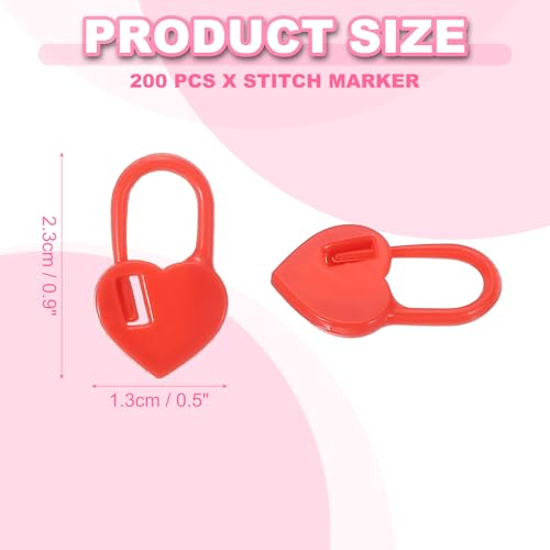 200pcs Stitch Markers for Crocheting