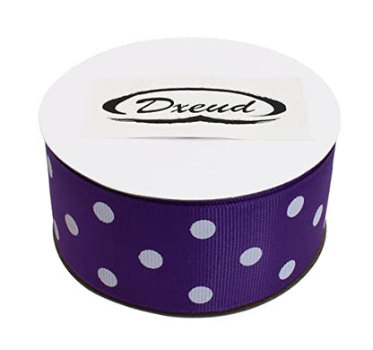 Polka Dot Grosgrain Ribbon 25 Yard Each Roll 100% Polyester