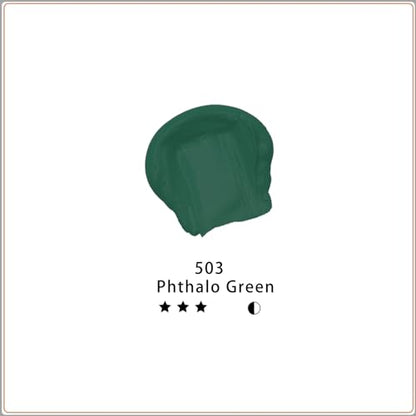 Phthalo Green Acrylic Paint 120ml (4.05 Fl Oz)