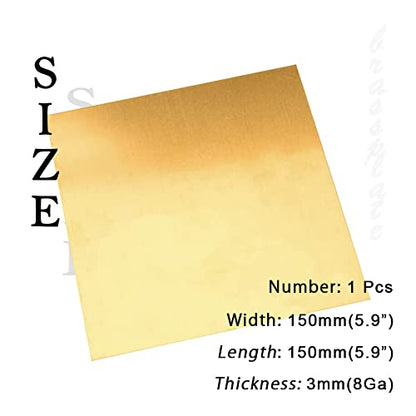 8 Gauge Brass Sheet