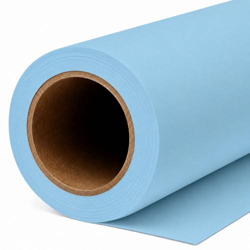 Lite Blue Seamless Paper Backdrop