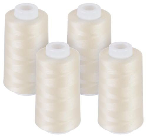 3000 Yards Light Beige Sewing Thread (36000 Foot)