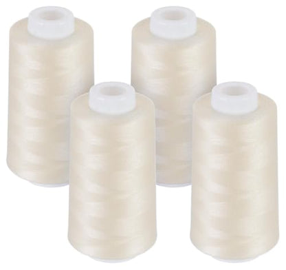 3000 Yards Light Beige Sewing Thread (36000 Foot)
