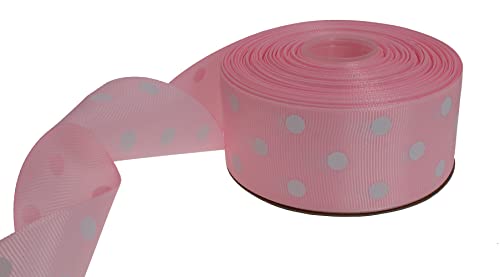Polka Dot Grosgrain Ribbon 25 Yard Each Roll 100% Polyester