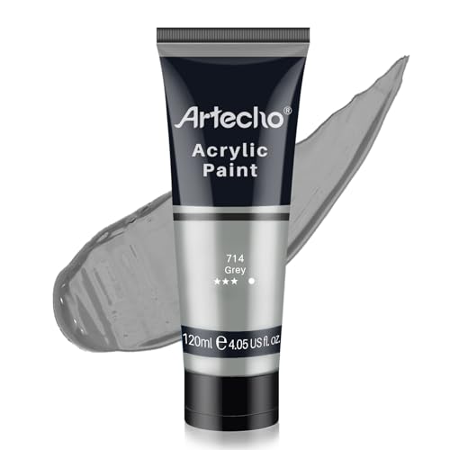 Grey Acrylic Paint 120ml (4.05 Fl Oz)