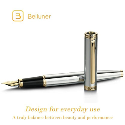 Silver Chrome Fountain Pen