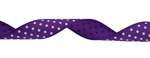 Polka Dot Grosgrain Ribbon 25 Yard Each Roll 100% Polyester