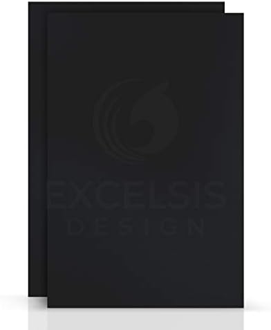 Black Foam Board 11.7 x 16.5 x 3/16" (5mm) Inch, 15 Pack Acid-Free Foam Core Poster Board Sheets for Art, Crafts, Presentation, Vision Board, Signboard, and Party Decorations