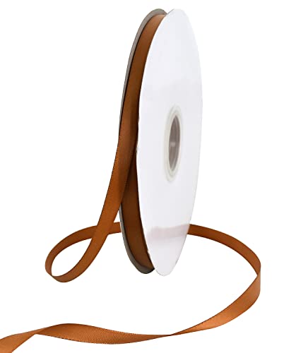 100yds 3 8 Inch Copper Satin Ribbon for Craft Gifts Wrapping (300 Foot)