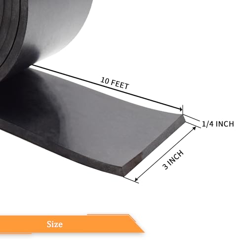 Neoprene Rubber Strips 1 (10 Foot)