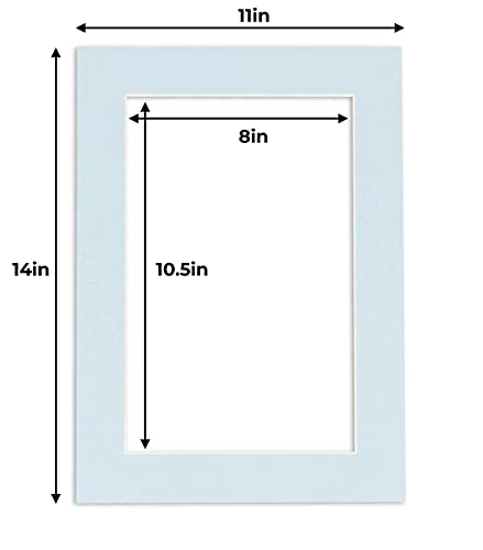 11x14 Mat for 8.5x11 Photo (10 Count)