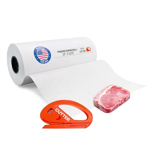 White Freezer Paper 18" x 13200" (1650 Sq Ft)