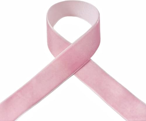 Vintage Pink Velvet Ribbon (75 Foot)