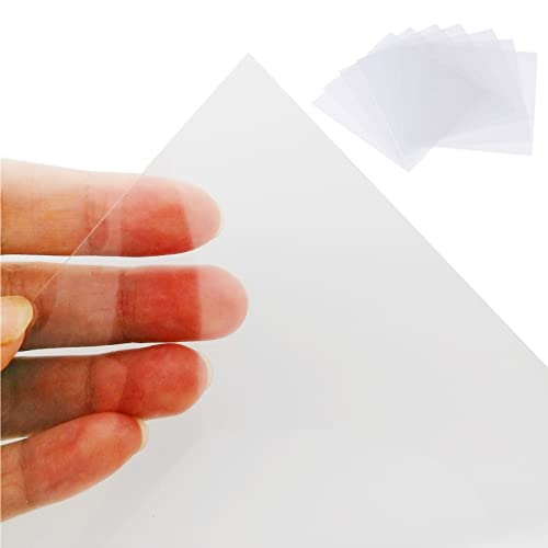 32 Pieces 6 mil Transparency Blank Template Material Stencils Mylar for Cutting Paper Clear Sheet 12 × 12 inch (408 sq inches sq inches)