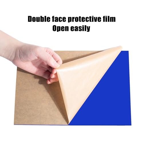 2 Pcs Blue Acrylic Sheets for Laser Cutting (2 Count)