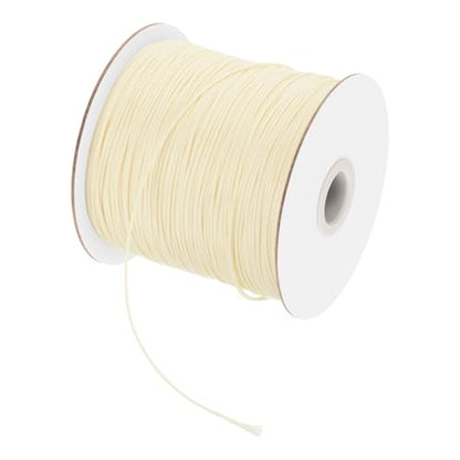 Waxed Cord 0.5mm Waxed Polyester Cord 175 Yard Wax String for Bracelet Making