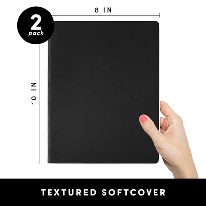 Soft Cover Lined Journal Notebook (2 Count)