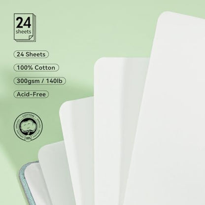 Square Watercolor Journal (24 Count)