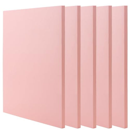 5 PCS Pink A4 Rubber Carving Blocks (5 Count)