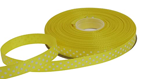 Polka Dot Grosgrain Ribbon 25 Yard Each Roll 100% Polyester