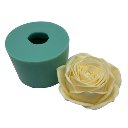 3D Epoxy Resin Flower Mold Handcrafted Soap Candle Wax Silicone Molds Chocolate Mousse Cake Mold Decorated Aroma Gypsum Polymer Craft Mould
