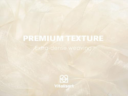 Cream Organza Ribbon 1" x 30 Yd Sheer Ribbon for Gift Wrapping (90 Foot)