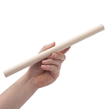 3 4 x 12 Wooden Dowels Wooden Sticks for Crafts (6 Count)